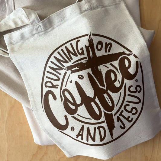 Coffee and Jesus Tote