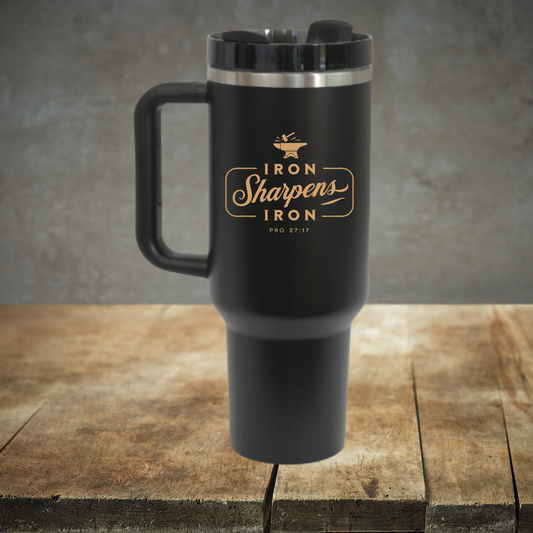 Iron Sharpens Iron 40oz Tumbler